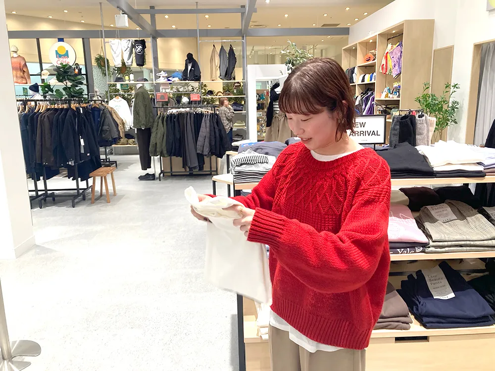 商品の陳列やディスプレイ